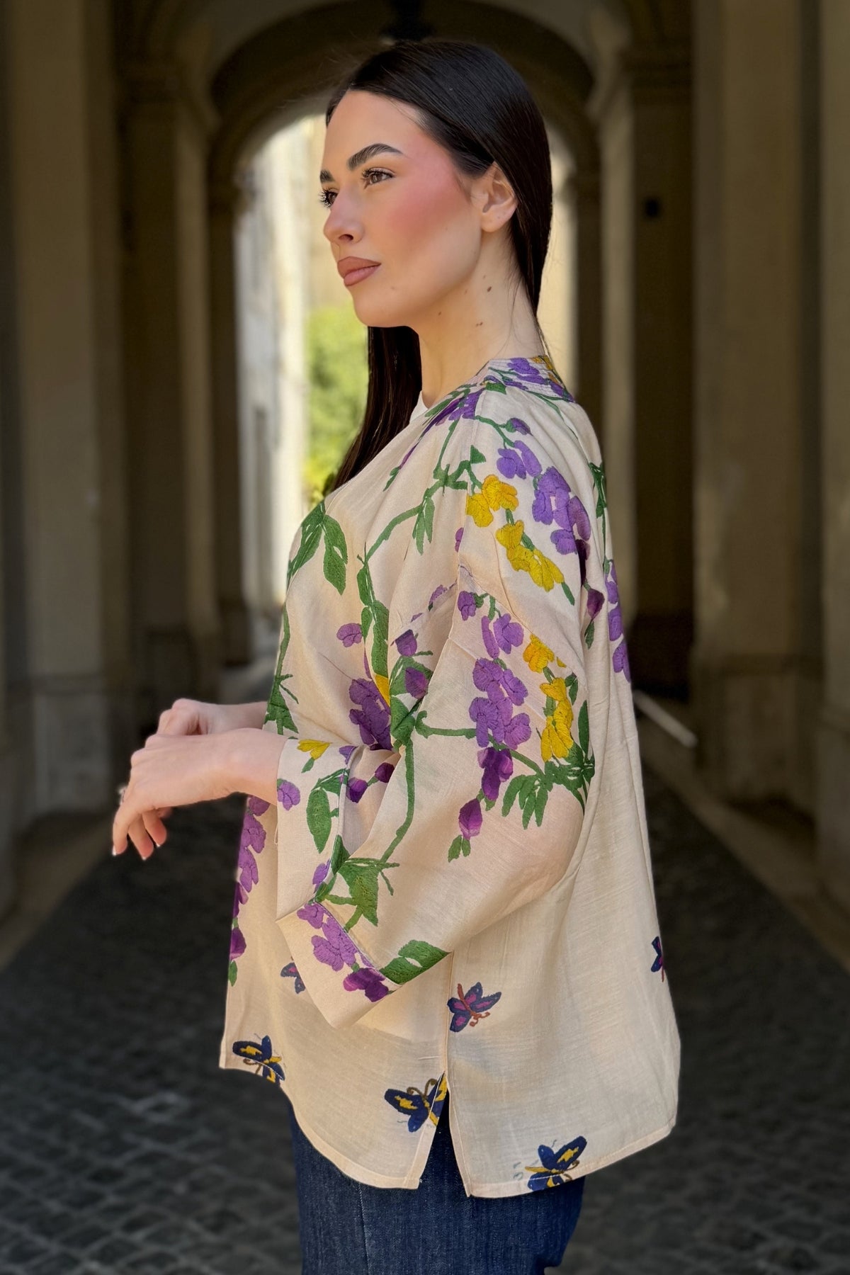 one-hundred-stars-1 - giacca kimono - WISTERIA LILAC