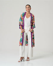 SURKANA - kimono viscosa sfoderato - COLORS