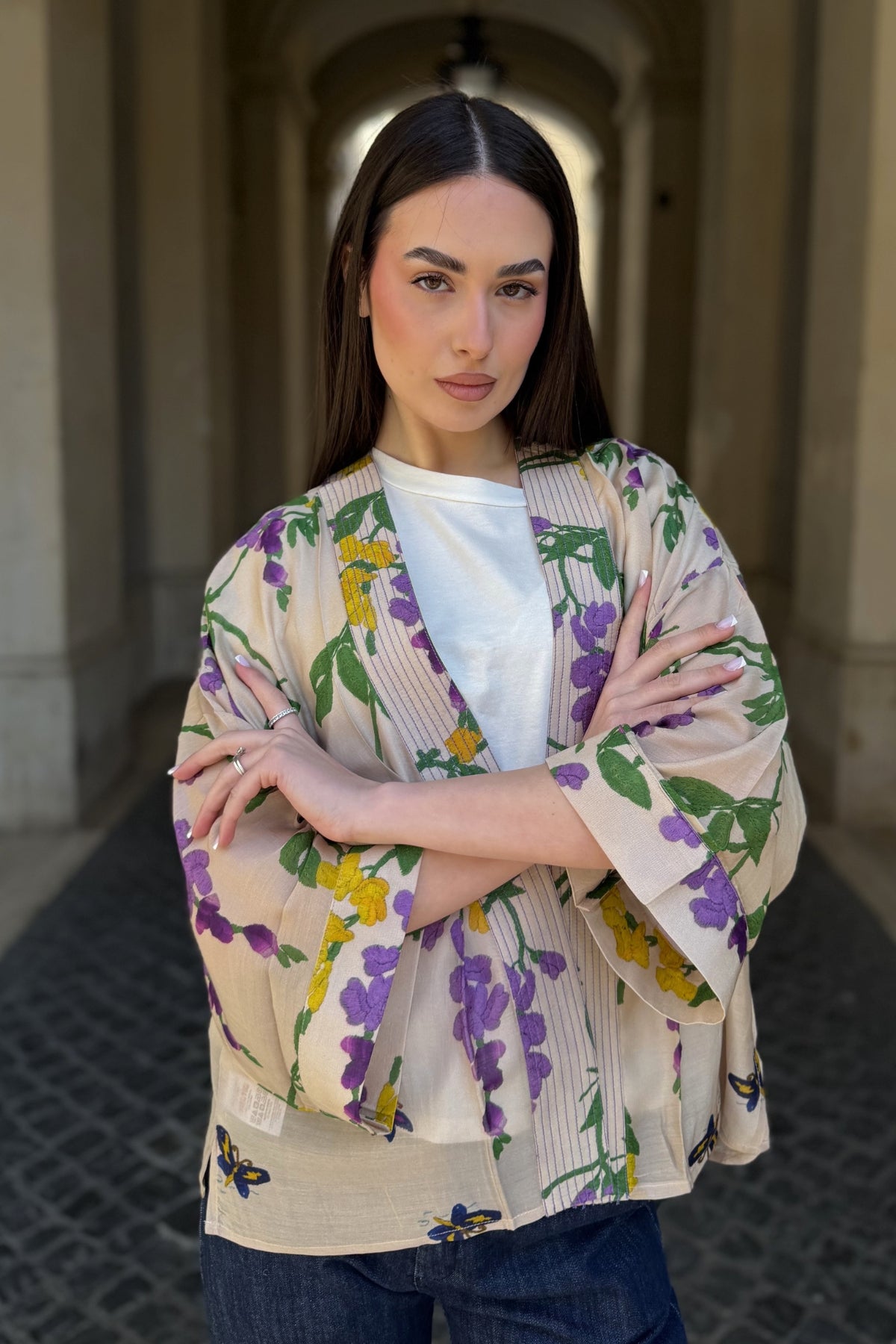 one-hundred-stars-1 - giacca kimono - WISTERIA LILAC