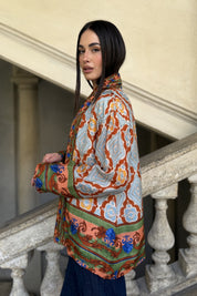 WU-SIDE - giacca kimono viscosa - COCCIO