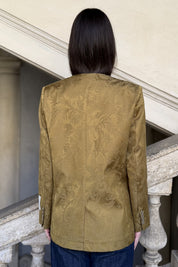 WU-SIDE - giacca jacquard - SENAPE