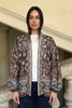 WU-SIDE - giacca kimono bomber - CACAO