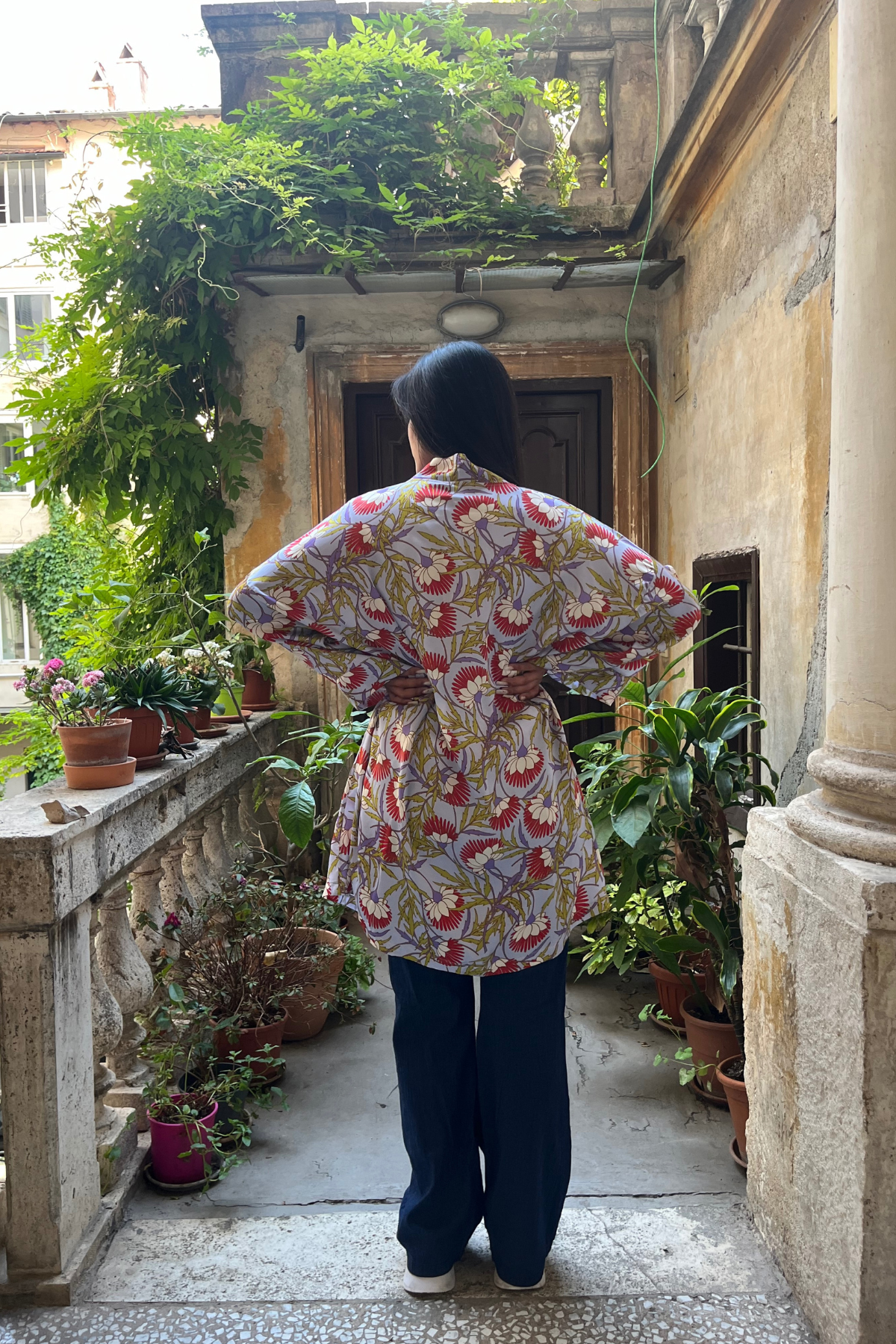 FLOW - kimono seta viscosa - F2