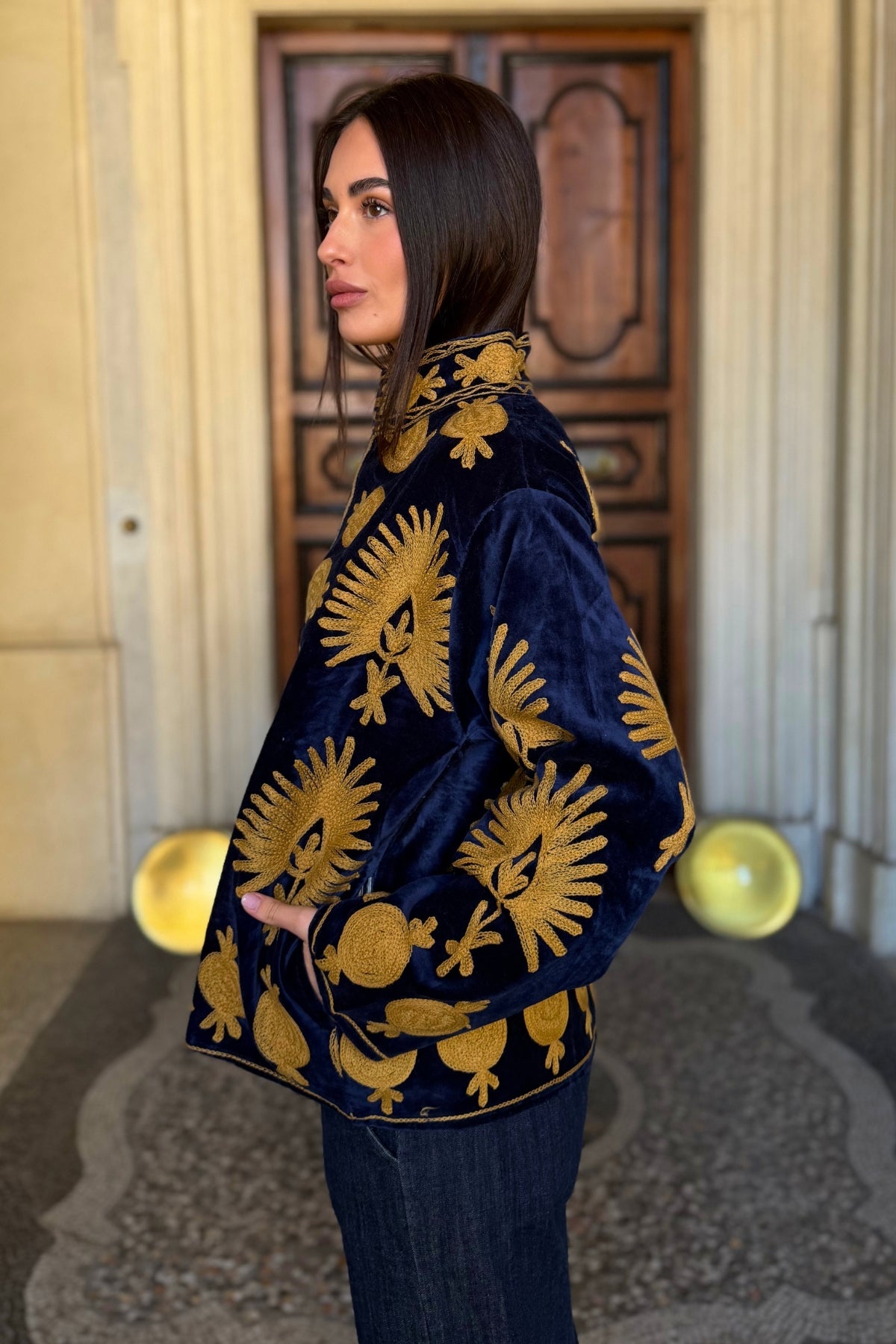FABRICE PARIS - giacca kimono moucheron - 155