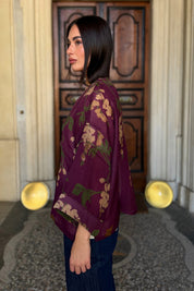 one-hundred-stars-1 - giacca kimono wool - WISTERIA PLUM