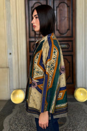 one-hundred-stars-1 - velvet jacket - FLEUR DE LYS SAND