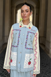 SISSEL EDELBO - camicia louise - BABY BLUE