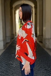 one-hundred-stars-1 - giacca kimono - STORK SCARLET