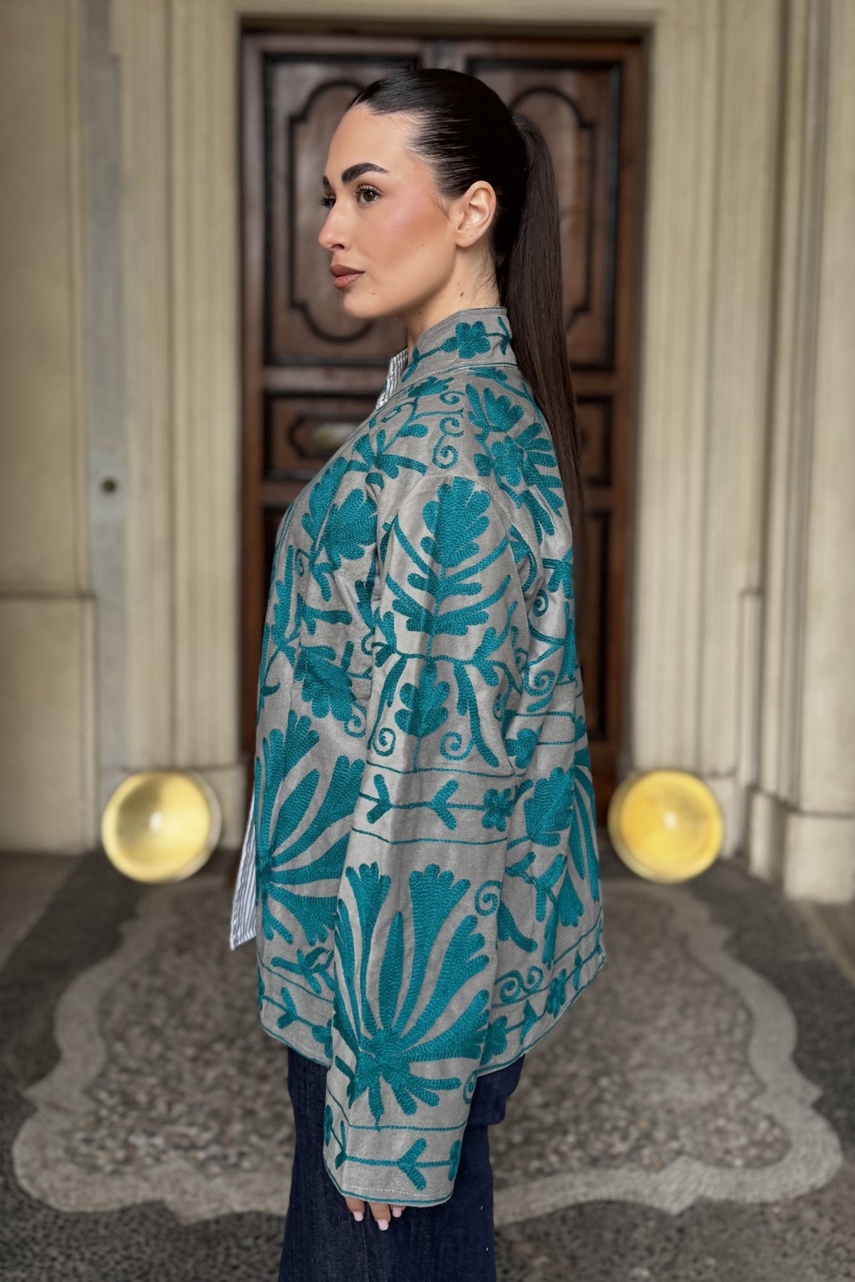 FABRICE PARIS - giacca kimono moucheron - 16