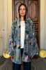 ARTEFILIA-MILANO - kimono velluto jia - GARDEN GREY