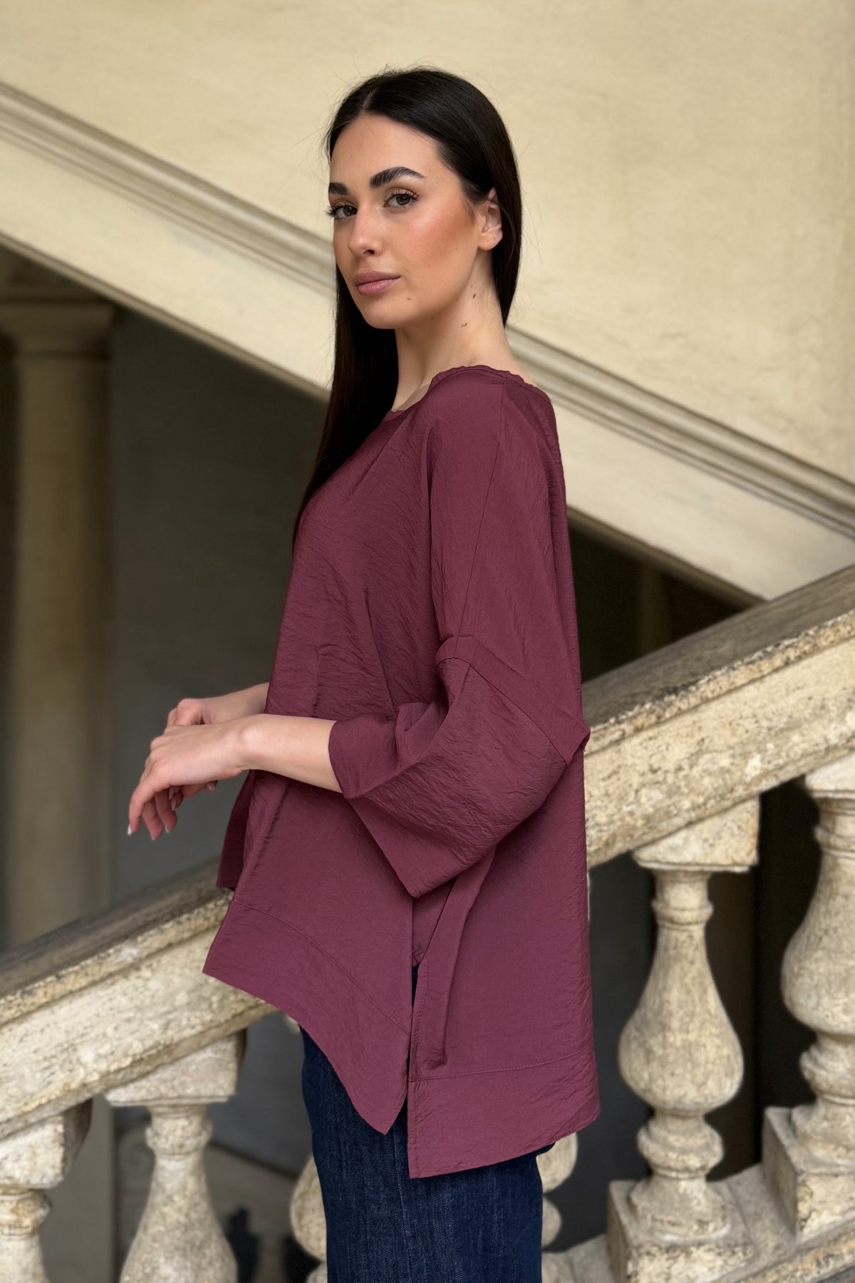 ARTEFILIA-MILANO - blusa marea - BOLGHERI