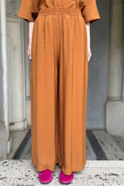 ARTEFILIA-MILANO - pantalone marea viscosa - RUM