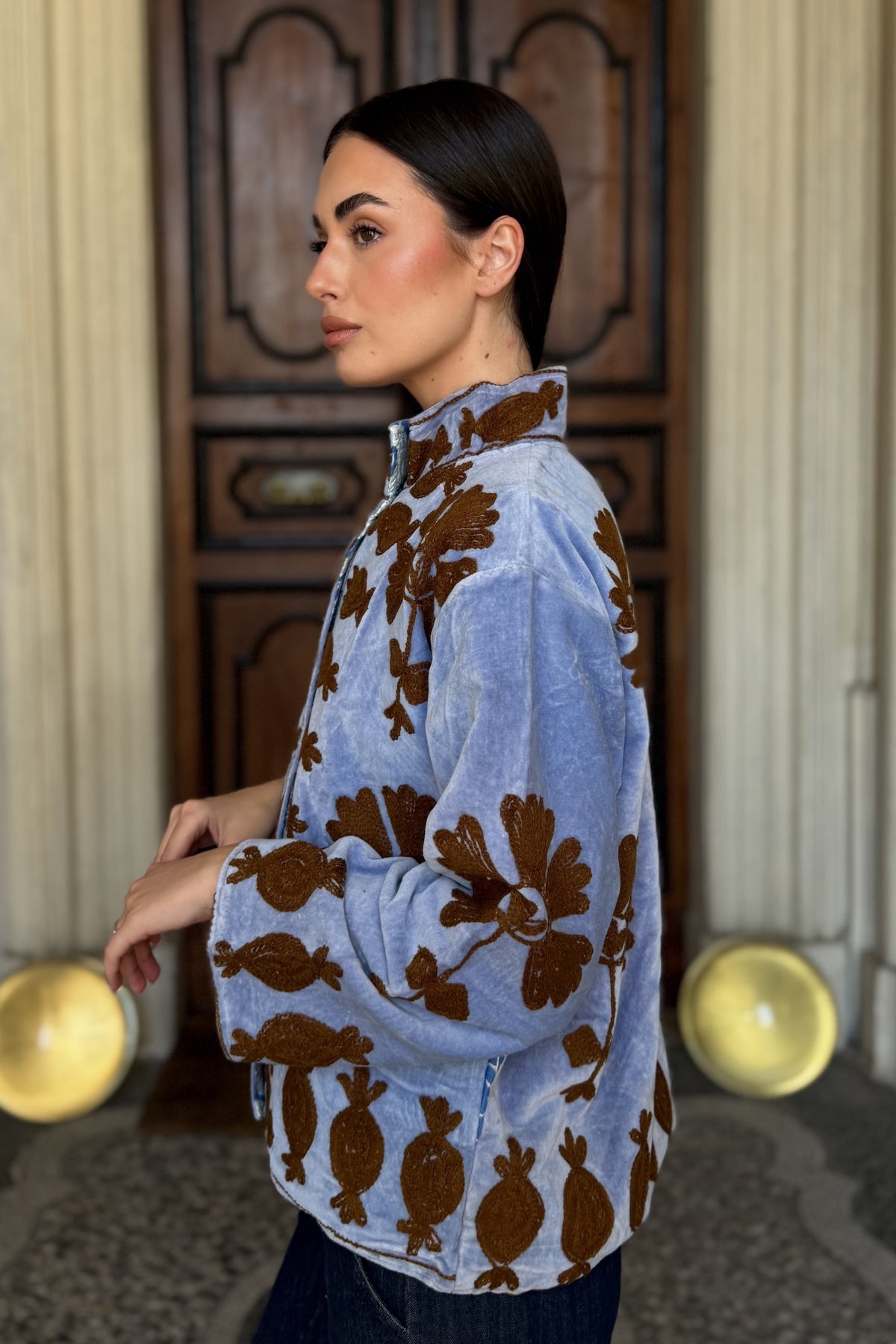FABRICE PARIS - giacca kimono moucheron - 75