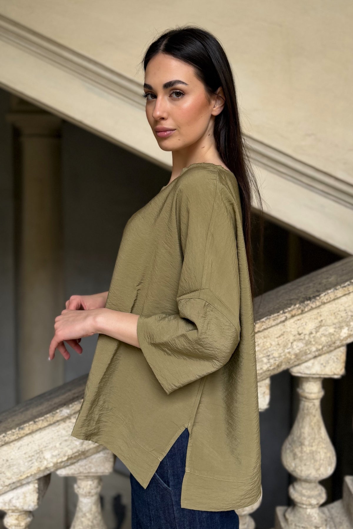 ARTEFILIA-MILANO - blusa marea - EGITTO