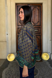 one-hundred-stars-1 - giacca kimono wool - AMULET EMERALD