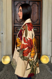 one-hundred-stars-1 - giacca kimono velluto - NASTURPIUM FAWN