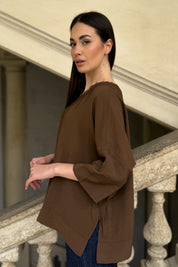 ARTEFILIA-MILANO - blusa marea - GIANDUIA