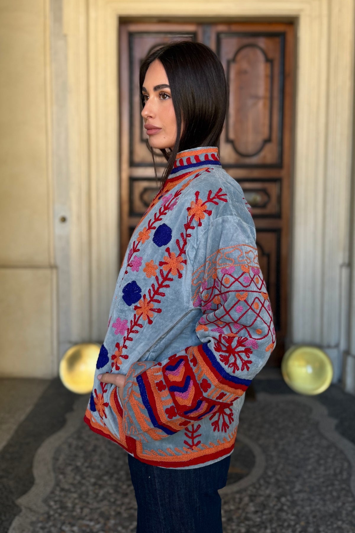 FABRICE PARIS - giacca kimono moucheron - 178