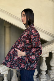 ARTEFILIA-MILANO - giacca eve - BLACK TULIP