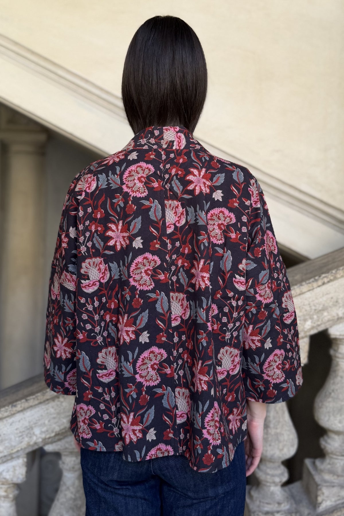 ARTEFILIA-MILANO - giacca eve - BLACK TULIP