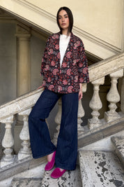 ARTEFILIA-MILANO - giacca eve - BLACK TULIP