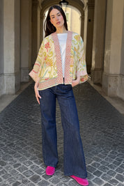 one-hundred-stars-1 - giacca kimono - GIANT KANTHA LIME