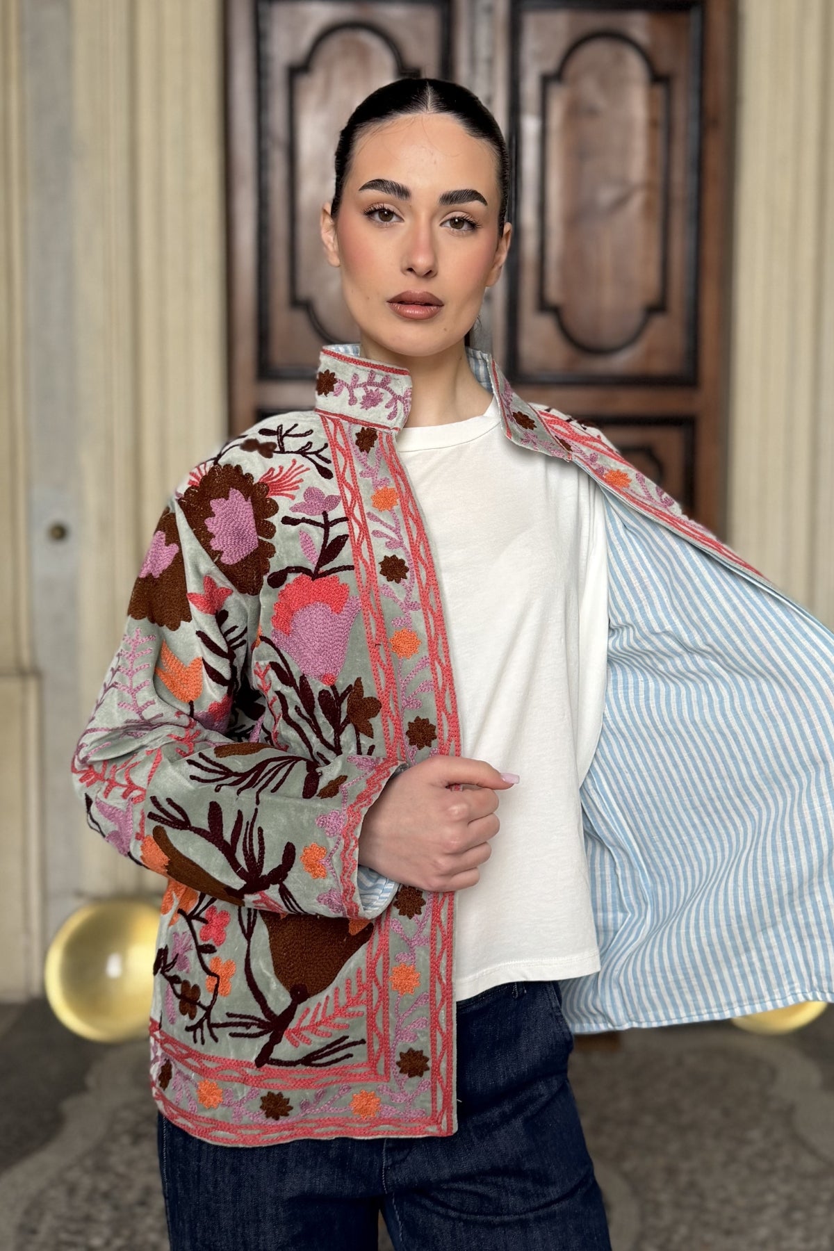 FABRICE PARIS - giacca kimono moucheron - 27