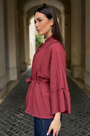 ARTEFILIA-MILANO - kimono marea - CABERNET