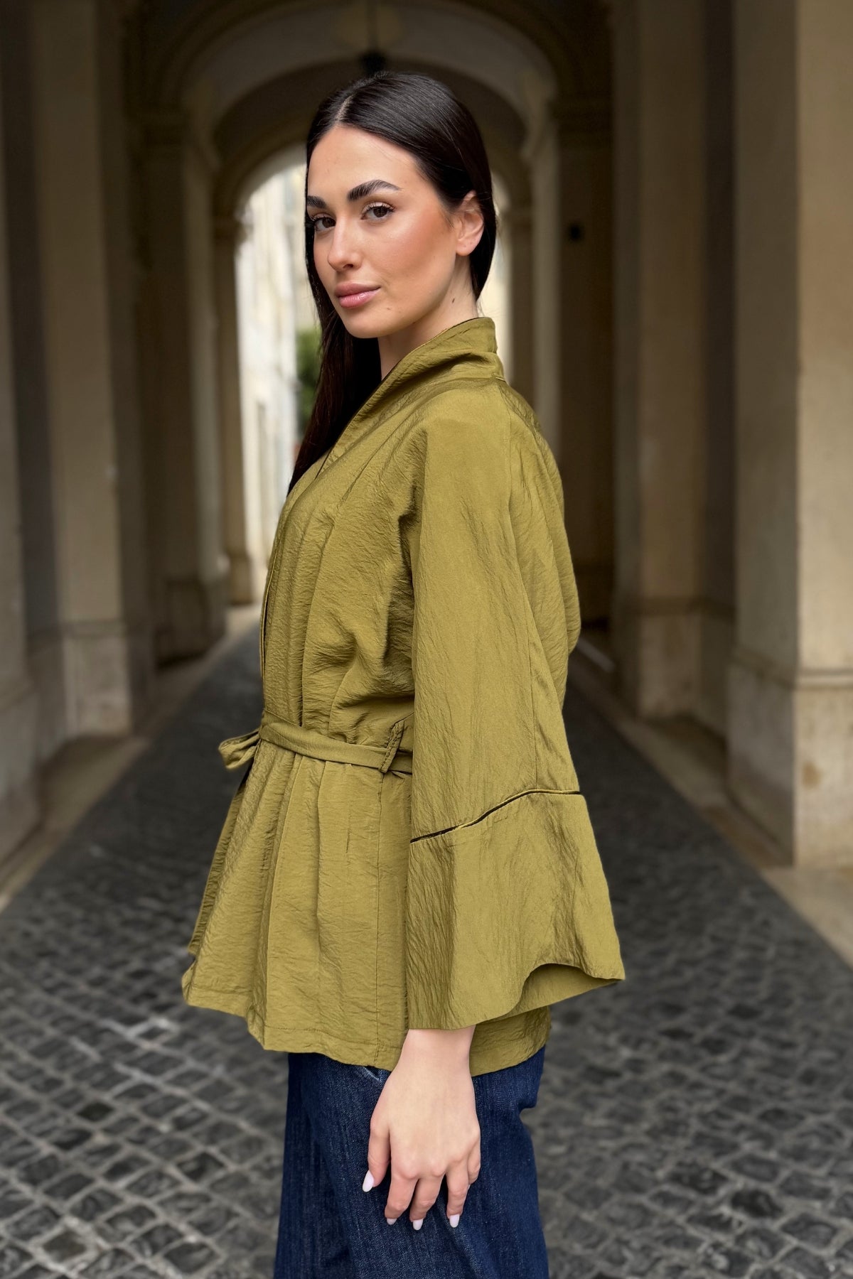 ARTEFILIA-MILANO - kimono marea - JUNIPER
