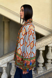 WU-SIDE - giacca kimono viscosa - COCCIO