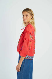 DERHY - blouse alicante - CORAL