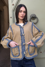 SISSEL EDELBO - como jacket - SAND