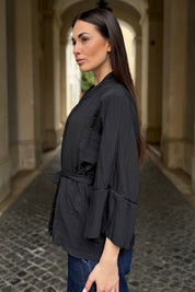 ARTEFILIA-MILANO - kimono marea - NERO