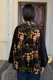 one-hundred-stars-1 - velvet jacket - WISTERIA BLACK