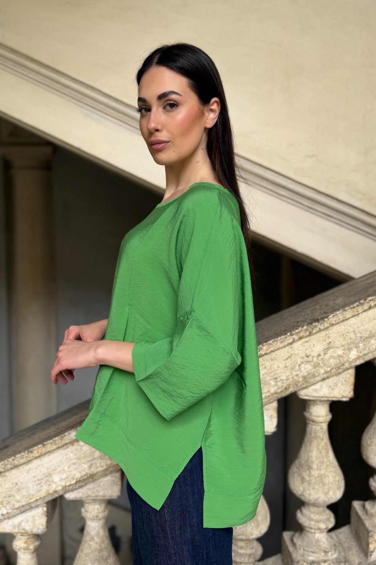 ARTEFILIA-MILANO - blusa marea - BRILLANTE