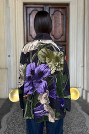 one-hundred-stars-1 - giacca kimono velluto - NASTURPIUM BLACK