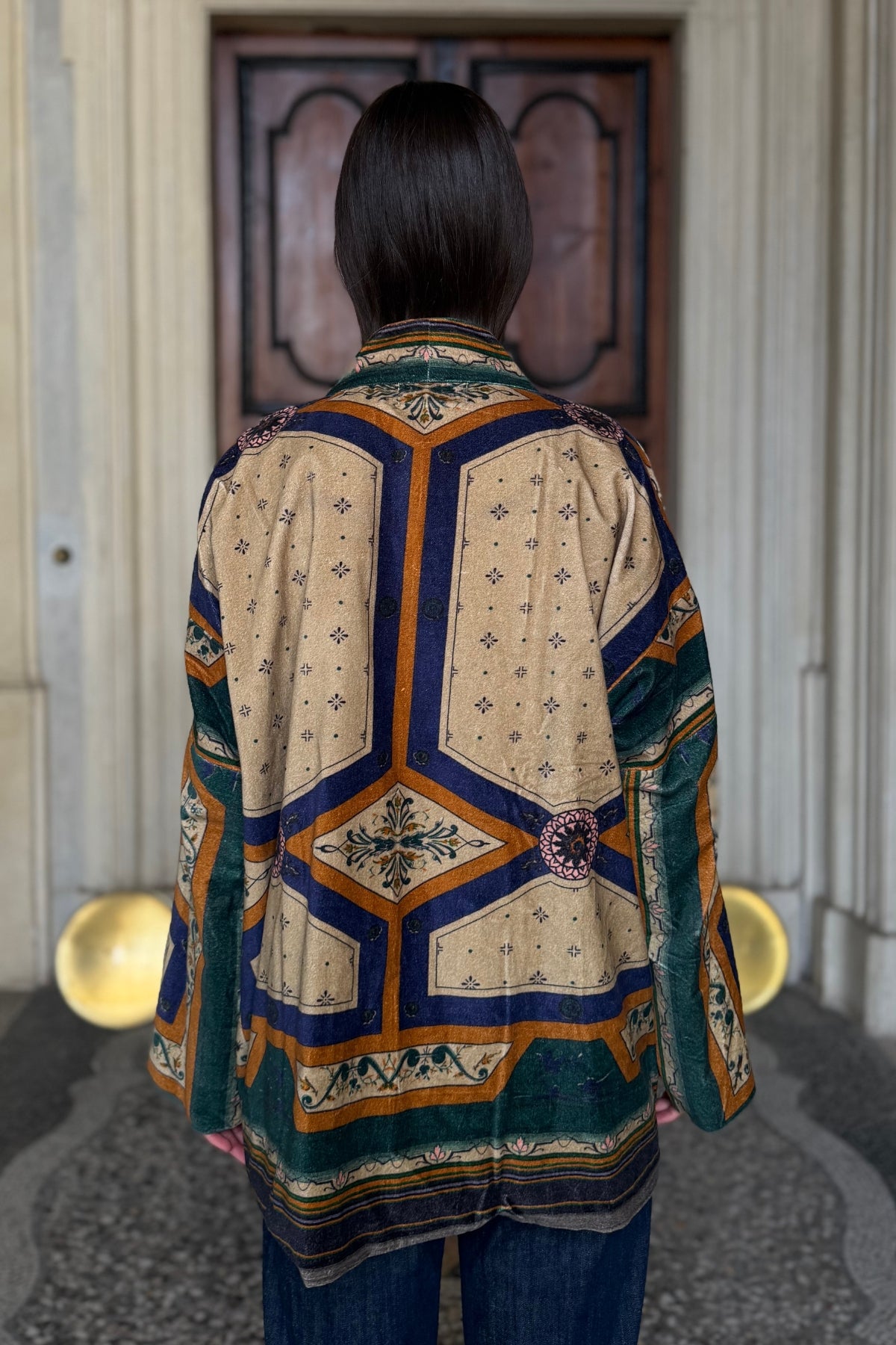 one-hundred-stars-1 - giacca kimono velluto - FLEUR DE LYS SAND