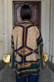 one-hundred-stars-1 - giacca kimono velluto - FLEUR DE LYS SAND
