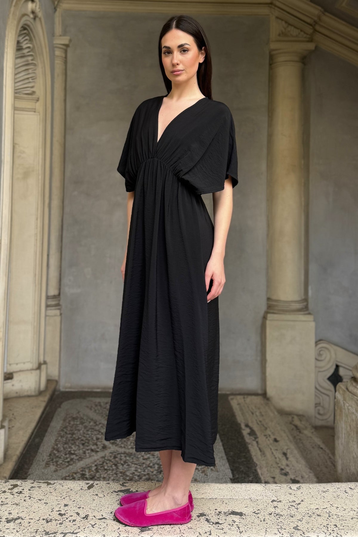 ARTEFILIA-MILANO - abito marea - NERO
