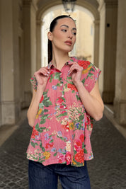 MAISON HOTEL - blusa lucas - ROUGE