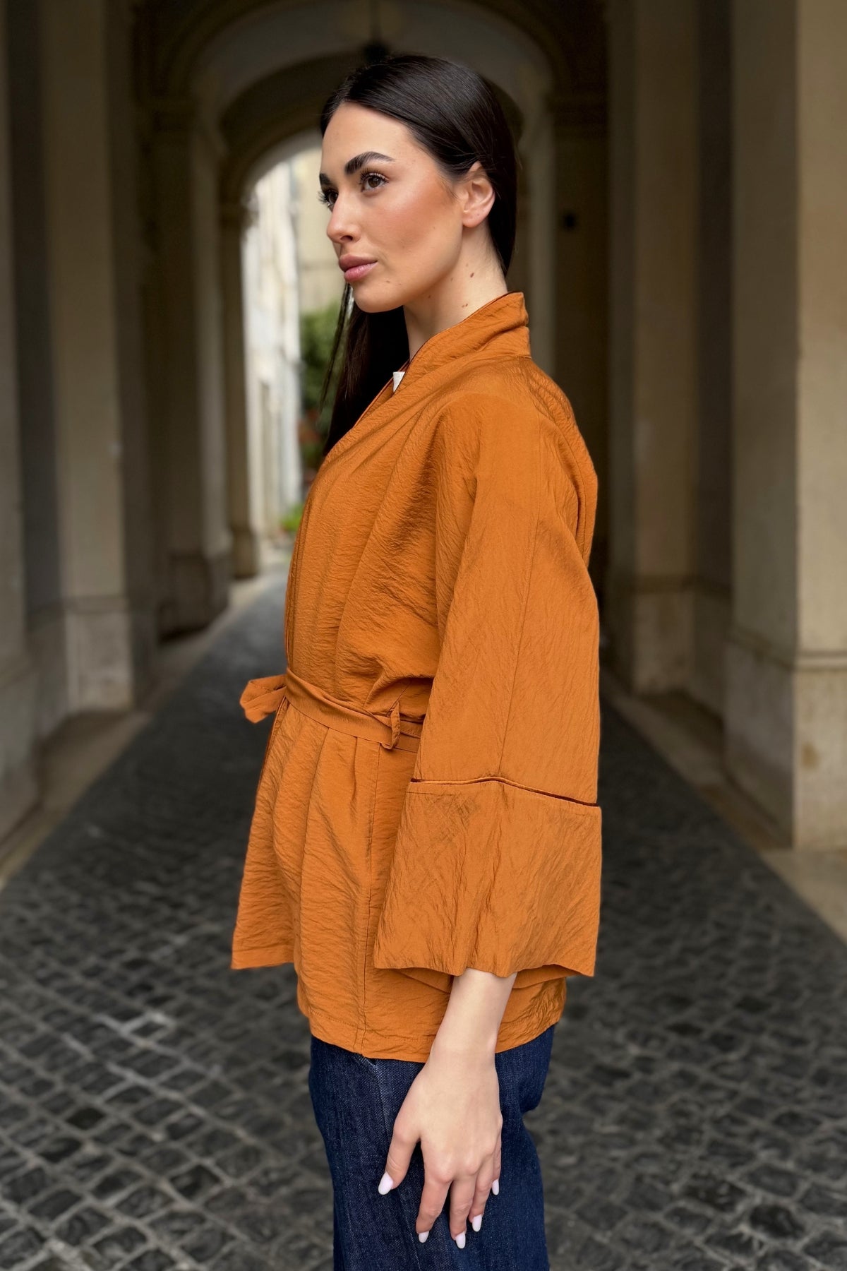 ARTEFILIA-MILANO - kimono marea - RUM