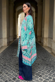 WU-SIDE - kimono viscosa lungo sfoderato - TIFFANY