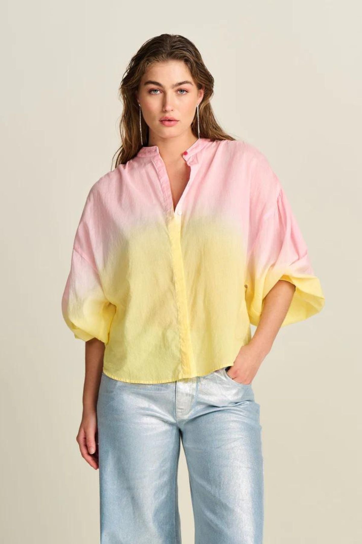 POM AMSTERDAM - blouse faded - BLOOMING PINK