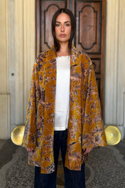 ARTEFILIA-MILANO - kimono velluto jia - GARDEN GOLD