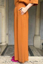 ARTEFILIA-MILANO - pantalone marea viscosa - RUM
