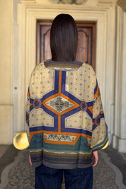one-hundred-stars-1 - giacca kimono wool - FLEUR DE LYS SAND