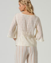 SURKANA - blusa bami manicha 3/4 - CRUDO