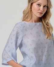 SURKANA - blusa bami manicha 3/4 - BLU POLVERE