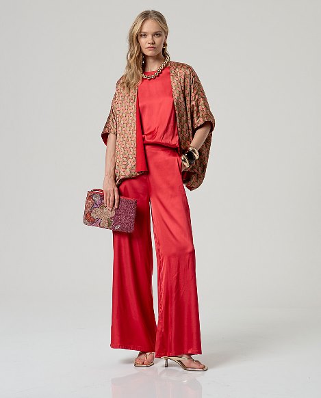 SURKANA - blusa hien - ROSSO