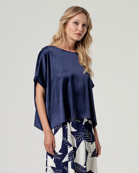 SURKANA - blusa hien - AZUL NOCHE